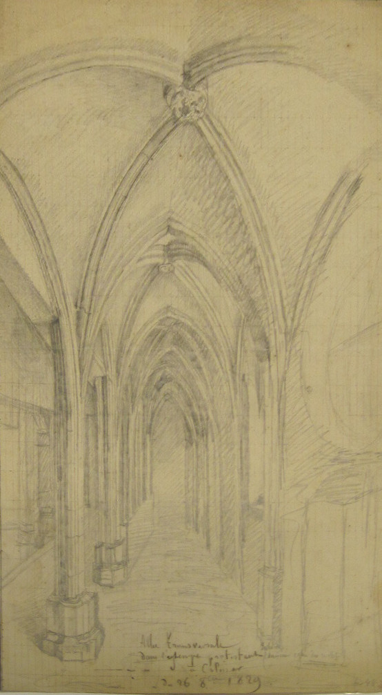 VUE DE COLMAR : JUBE DE L'EGLISE DES RECOLLETS_0